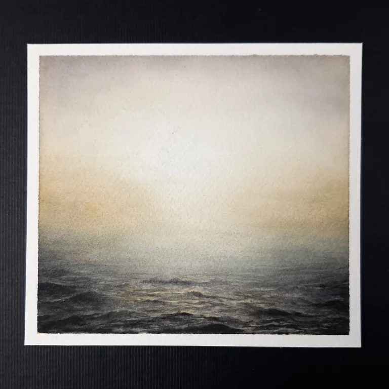 Aquarell Wasser Nebel