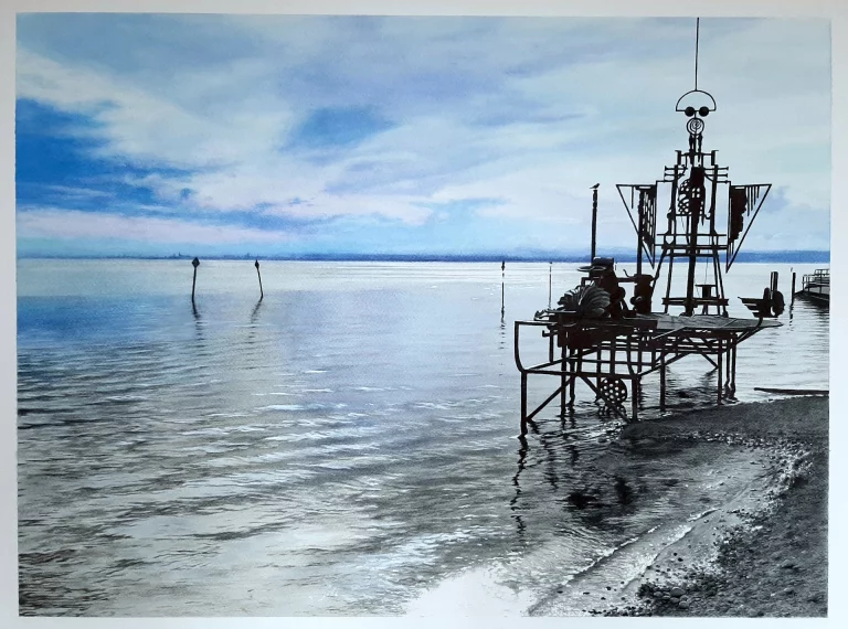 Aquarell Klangschiff Friedrichshafen
